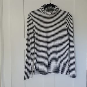 J crew Factory NWT striped tissue turtleneck